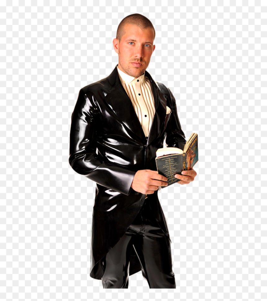 And If You Want To Go Full On Crazy-town, Dress In - Men In Latex Suit, HD Png Download - men dress png