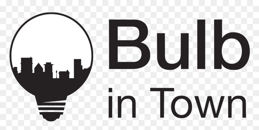 Bulb In Town Logo, HD Png Download - bulb logo png