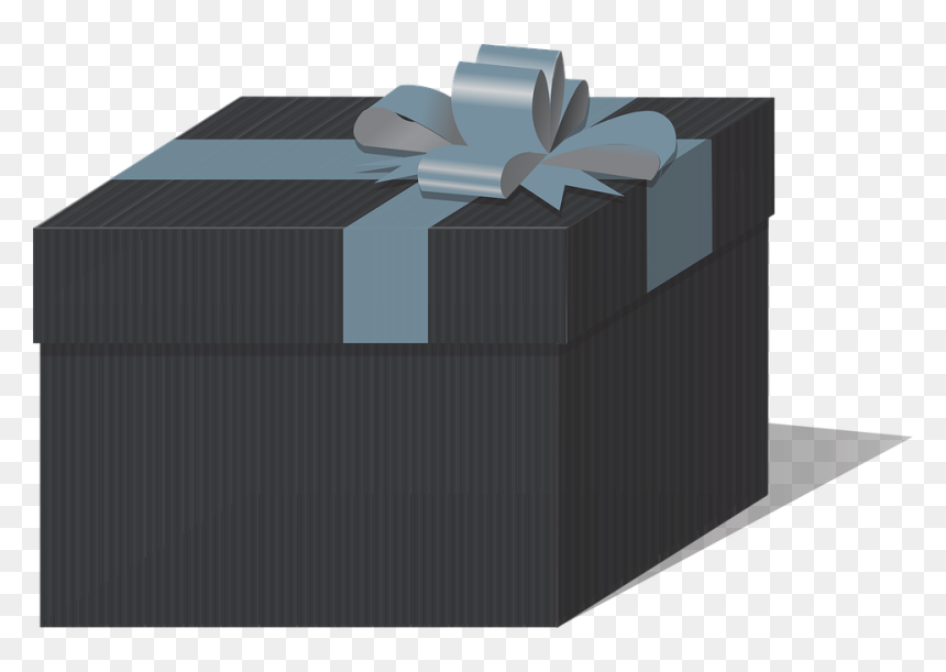 Wrapping Paper, HD Png Download - blue gift ribbon png
