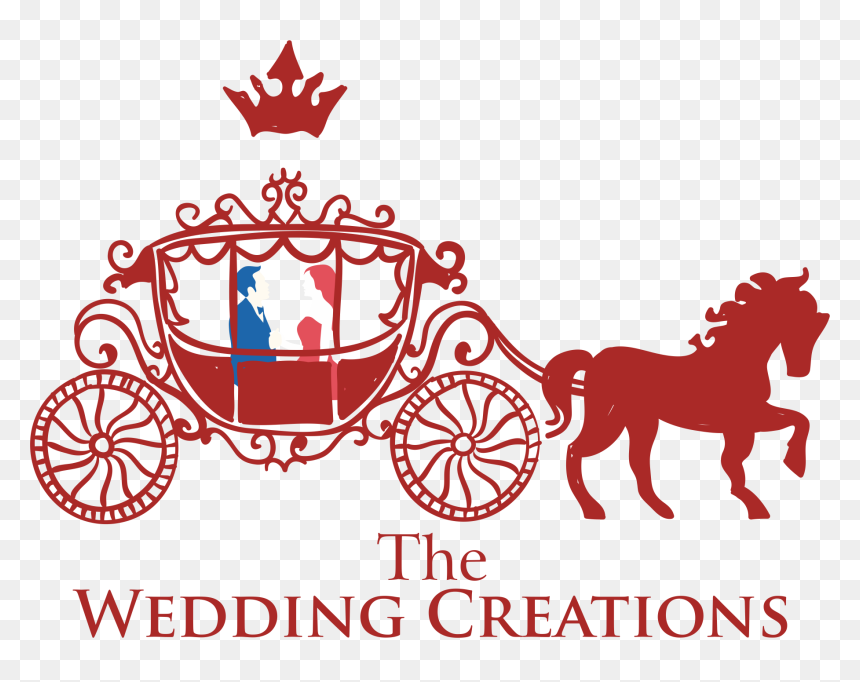 Logo - Horse Drawn Carriage Cartoon, HD Png Download - wedding barat images png