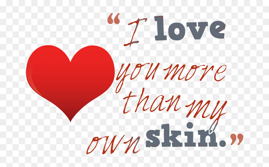 Romantic Quotes Png Photo - Heart, Transparent Png - love you quotes png