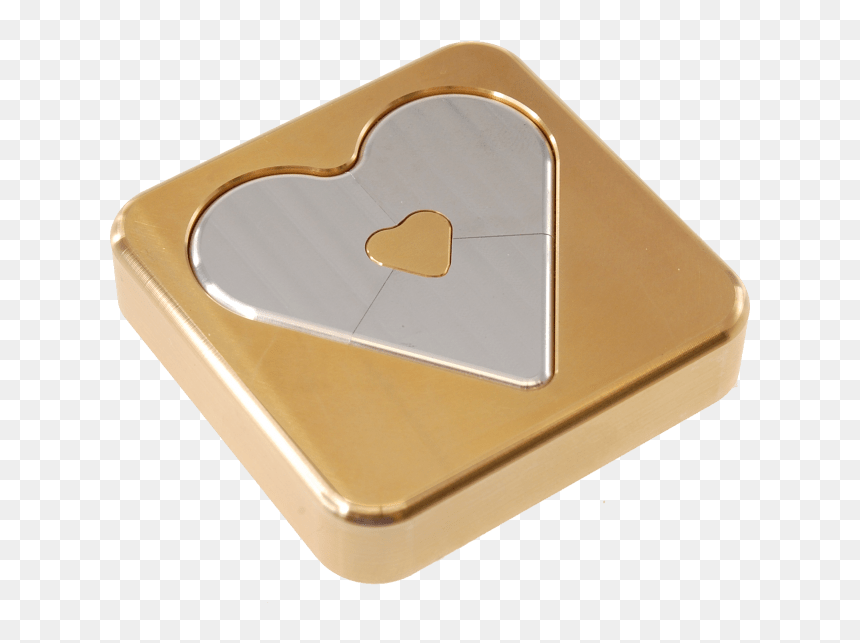 Heart In Heart Metal Puzzle By Wil Strijbos - Wil Strijbos Heart In Heart, HD Png Download - heartin png