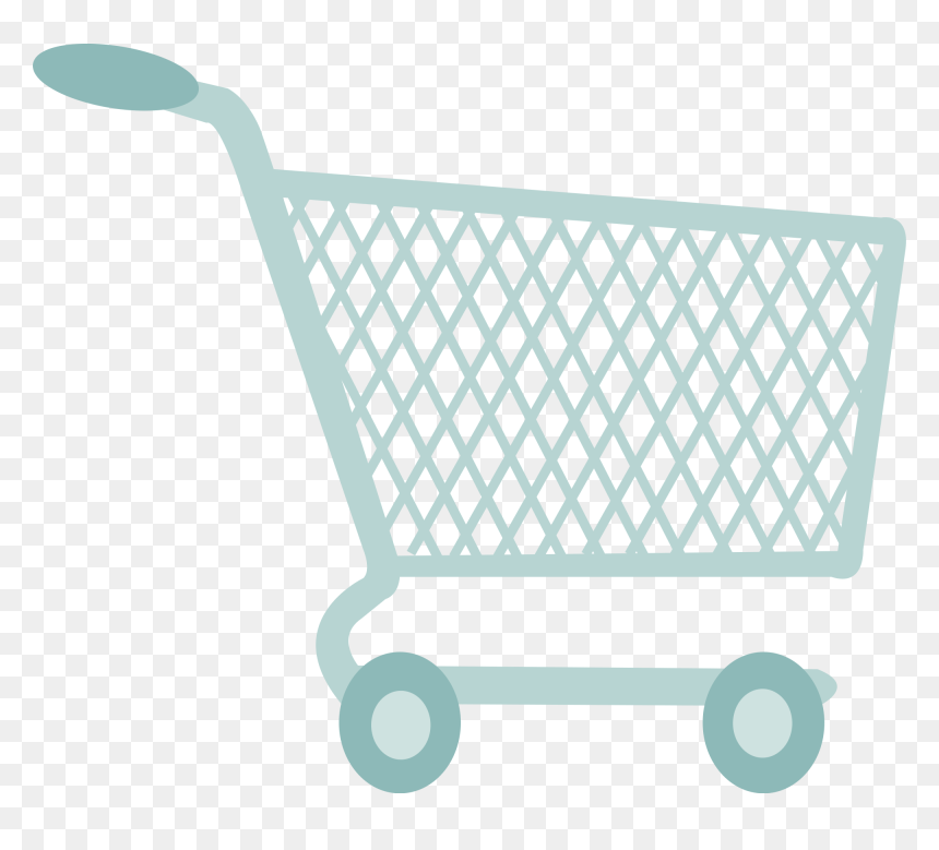 Trolley Clipart Shopping Bag - Clipart Empty Shopping Cart, HD Png Download - cart image png