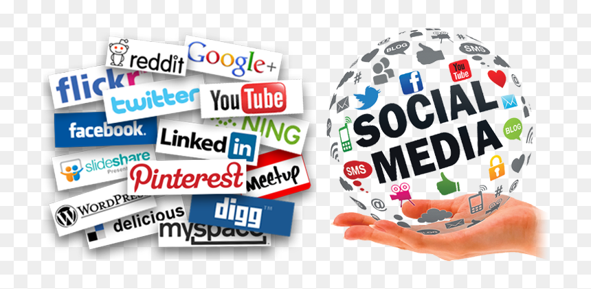 Transparent Management Social Media Marketing, HD Png Download - digital media png