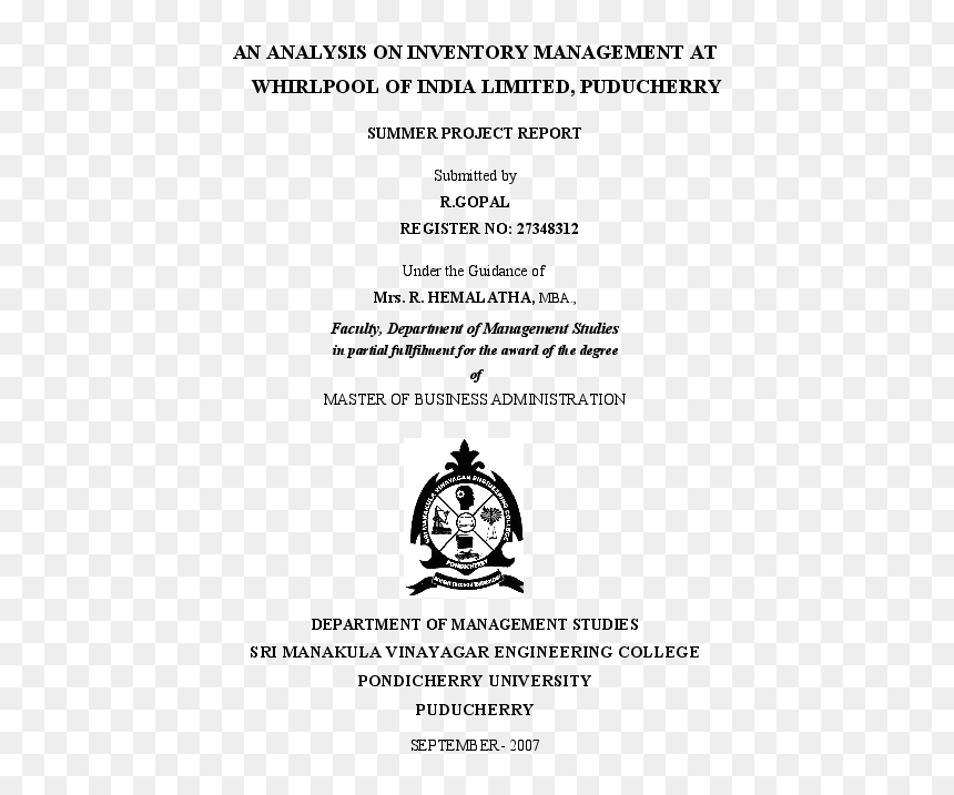 Sri Manakula Vinayagar Engineering College, HD Png Download - god vinayagar png