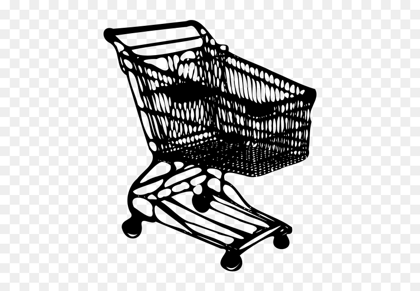 Shopping Cart Vector Image - Clipart Shopping Carts, HD Png Download - cart image png