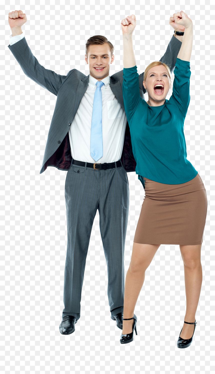 Love Couple Png Image - Transparent Background People Excited Png, Png Download - love couple png