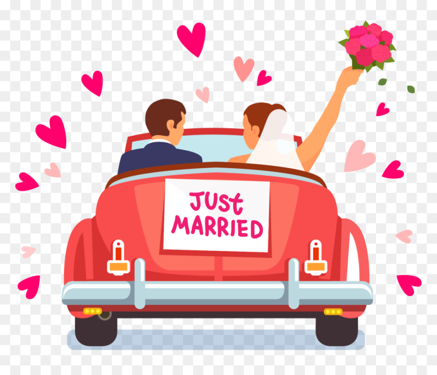 Royalty-free Art Marriage - Just Married, HD Png Download - marriage clipart png