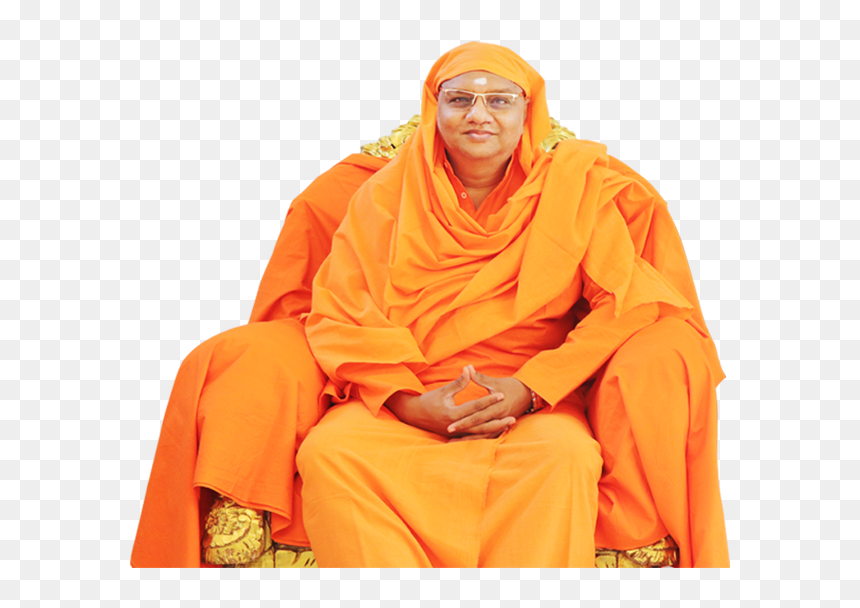 Swami Jagadathmananda Saraswathi Obtained Vedanta Sanyasa - Jagannath, HD Png Download - saraswathi png