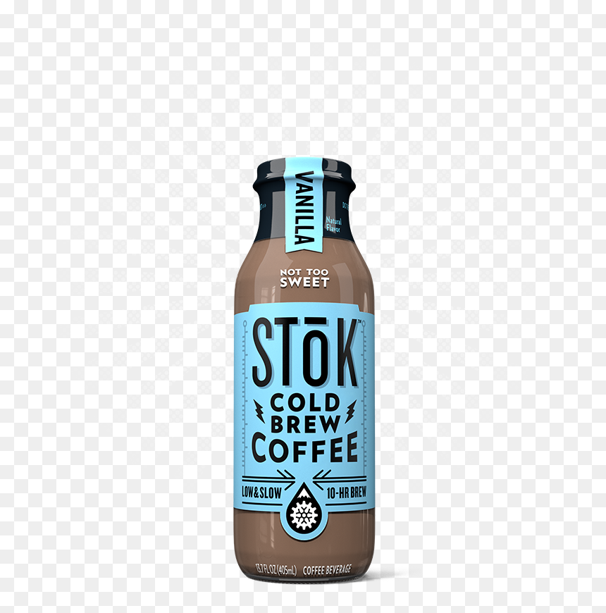 Stok Cold Brew Coffee Vanilla, HD Png Download - cold drinks bottle png