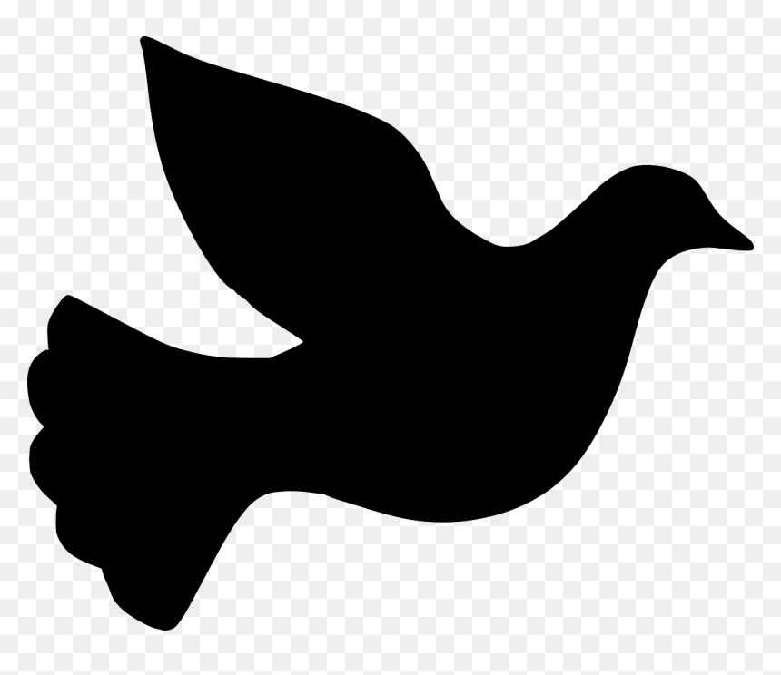 Columbidae Silhouette Dove Clip Art - Silhouette Dove Clipart, HD Png Download - venkateswara png