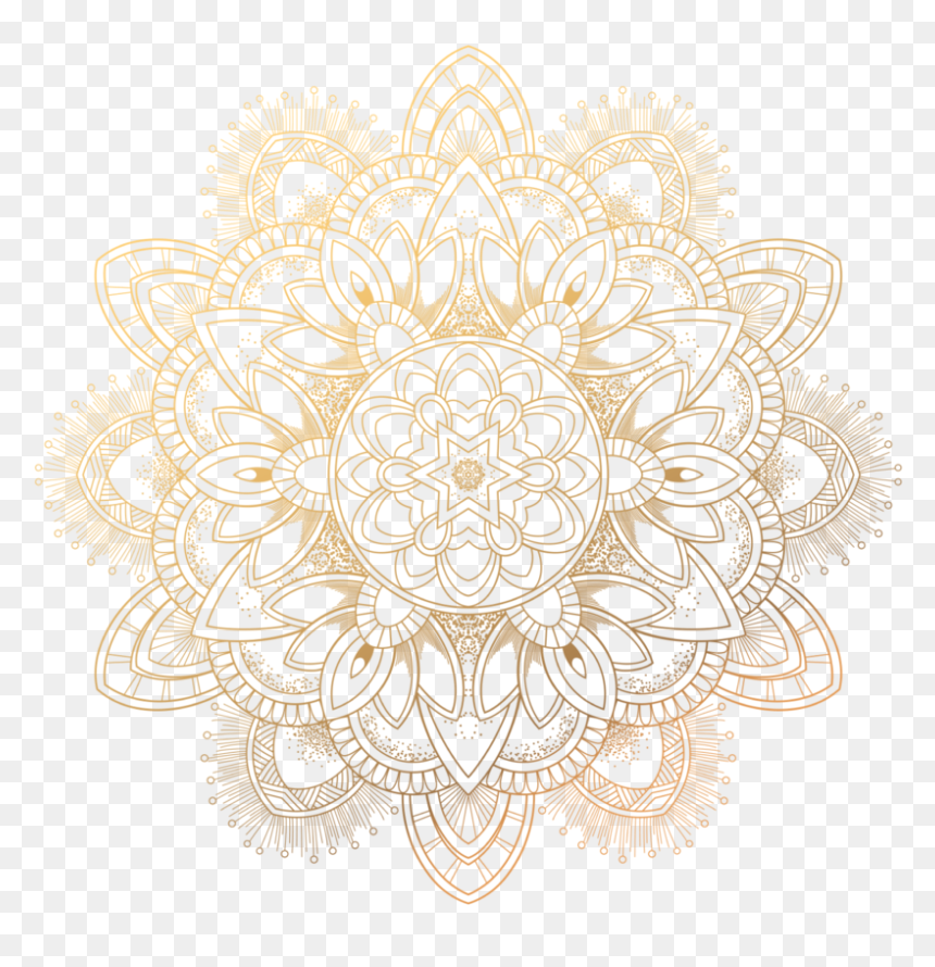 Mandala - Doily, HD Png Download - goddess saraswati png