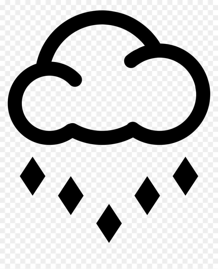 Icon Rain Png , Png Download - Rain And Snow Cartoon, Transparent Png - rain png hd