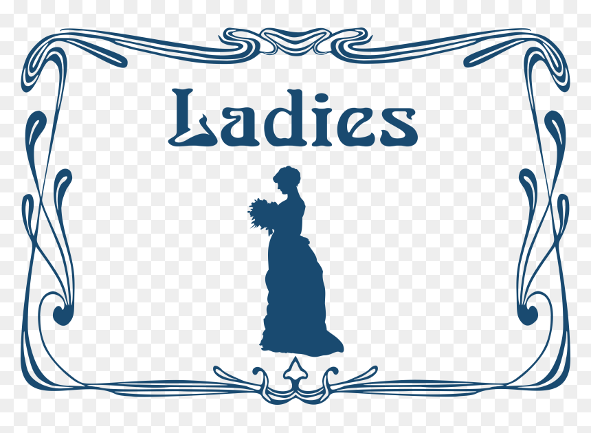 Ladies - Toilet Sign For Ladies, HD Png Download - ladies suits png