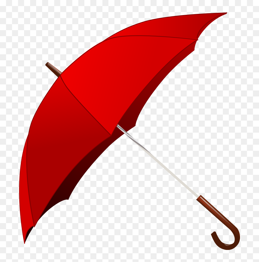 Red Umbrella Clipart, HD Png Download - rain png hd