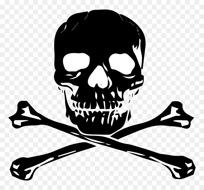Skull, HD Png Download - skull crossbones png