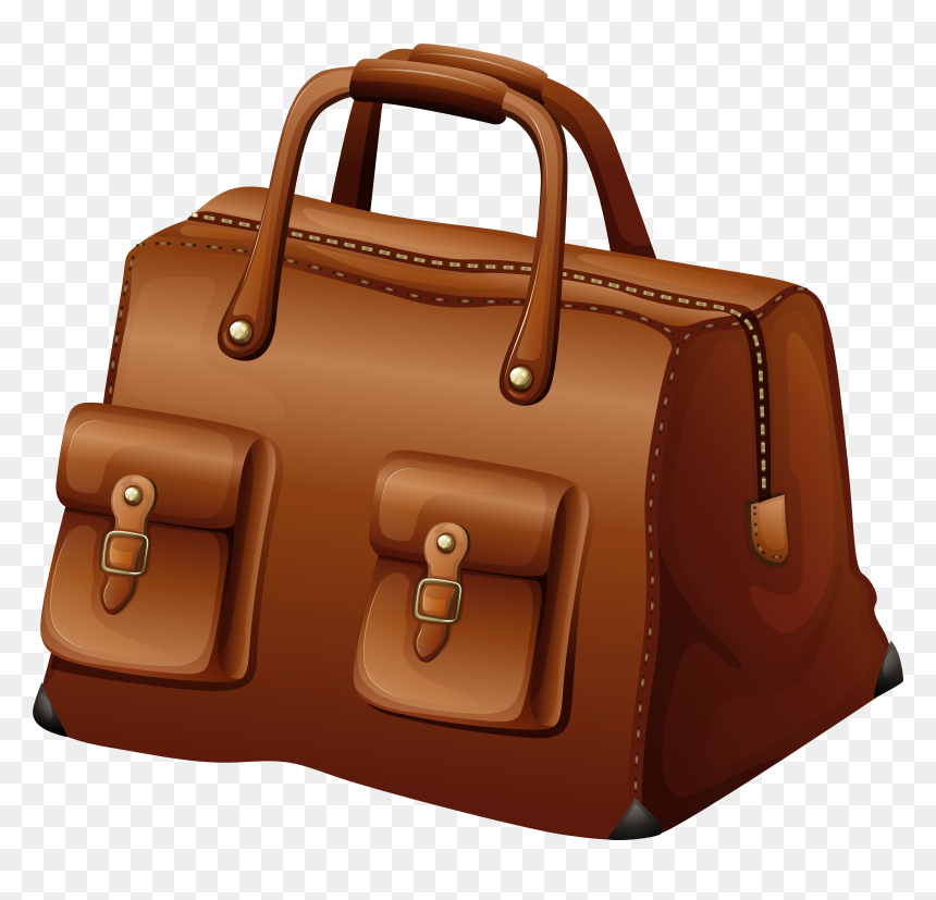 Travel Bag Transparent Png Clip Art Image, Png Download - ladies purse png