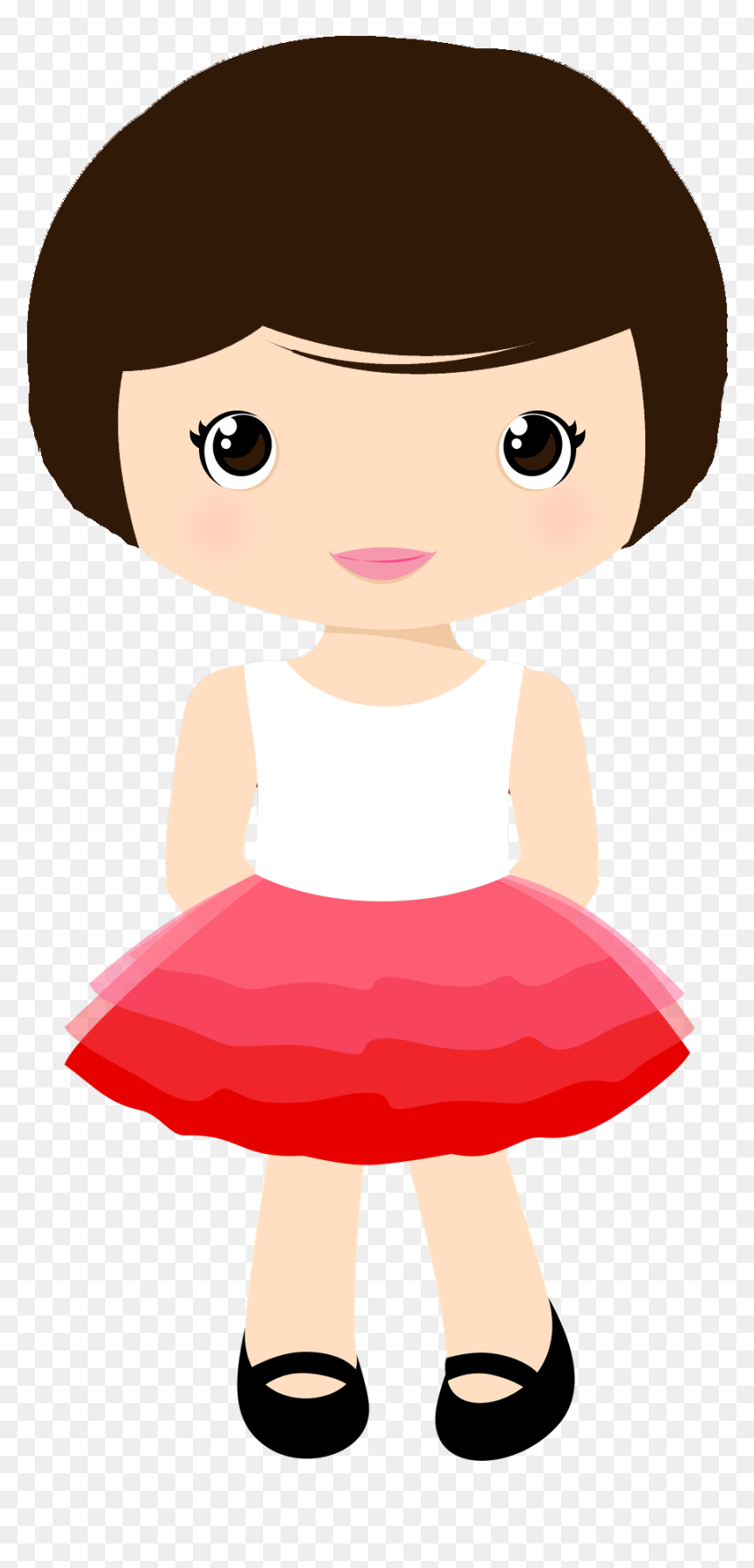 Menina Cute Clipart, Business For Kids, Doll Accessories, - Dress Up Girl Clipart, HD Png Download - business girl png