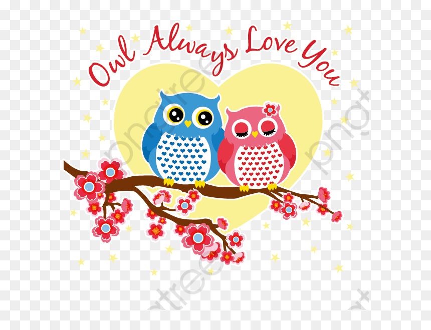 Love Clipart Owl - Transparent Love Owl, HD Png Download - love couple png
