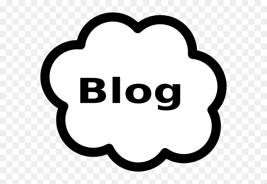Clipart Blogs Clip Art Download Blog Cloud Clip Art - Cloud Clip Art, HD Png Download - blog png