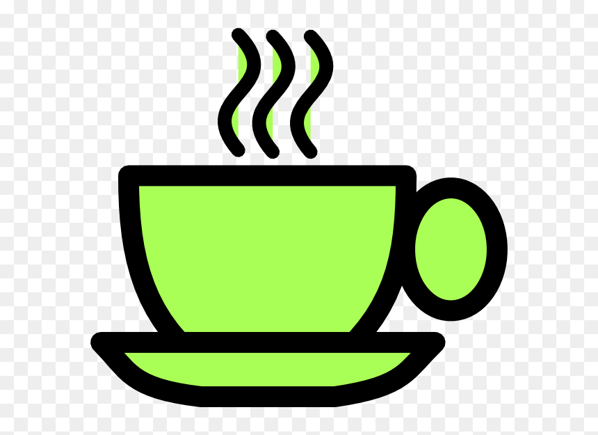 Green Tea Cup Clip Art, HD Png Download - tea cup vector png