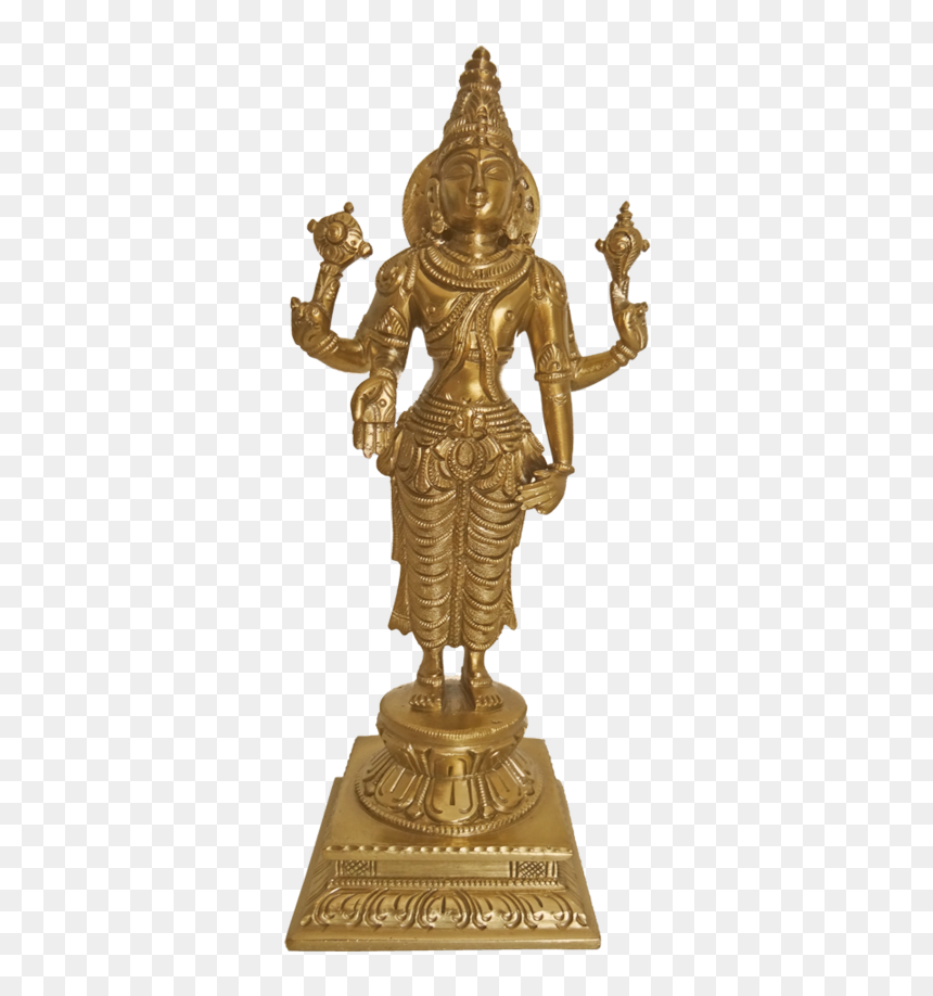 Bengaluru Bronze Lord Vishnu Narayana Standing Sclupture, - Kartikeya, HD Png Download - lord vishnu png