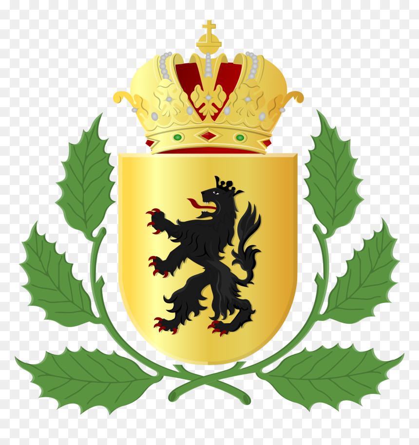 Thumb Image - Black Lion Coat Of Arms, HD Png Download - holly leaves png