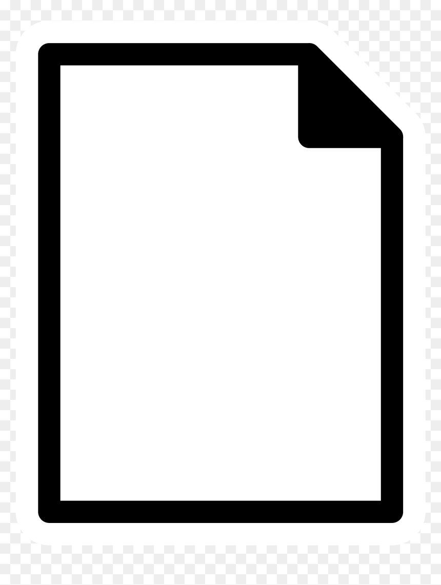 Primary Template Empty Clip Arts - White Icon Worksheet, HD Png Download - empty png