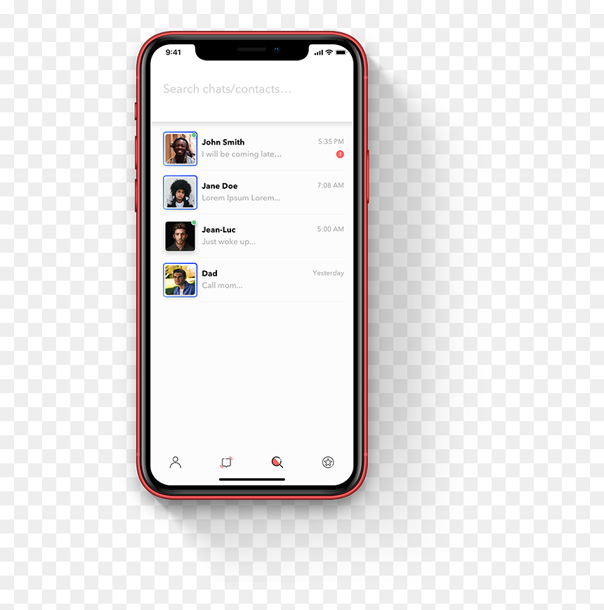 Iphone, HD Png Download - whatsapp chat png