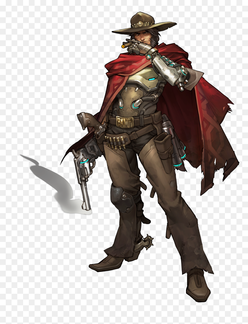 Mccree Overwatch Characters , Png Download - Mccree Overwatch, Transparent Png - overwatch characters png