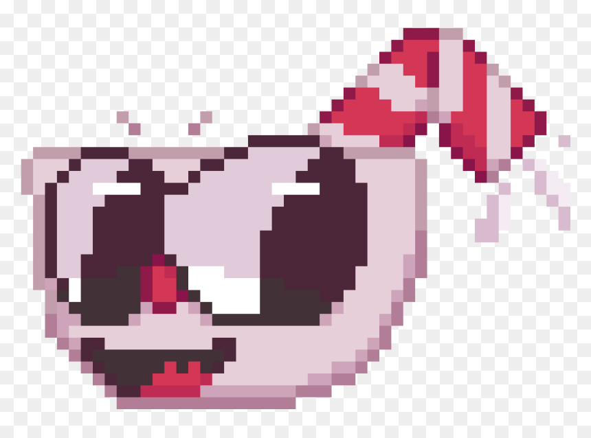Cuphead Pixel Head - Transparent Pixel Coin Png, Png Download - cuphead logo png