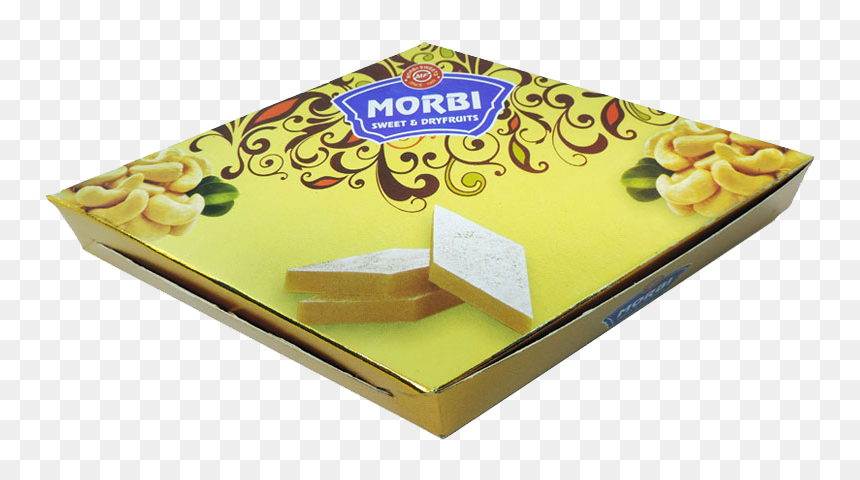 Kaju Katli Sweet Box Design, HD Png Download - kaju png