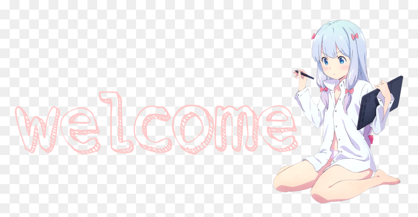 #sagiri #loli #eromangasensei #welcome - Cartoon, HD Png Download - welcome png animated