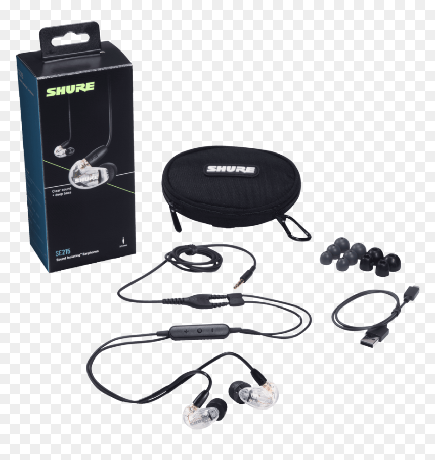 Shure Se215, HD Png Download - mobile headphone png