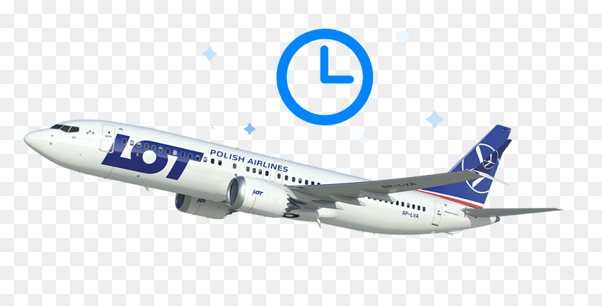 Lot Polish Airlines Flight Delay Compensation - Boeing 737 Next Generation, HD Png Download - flight png images