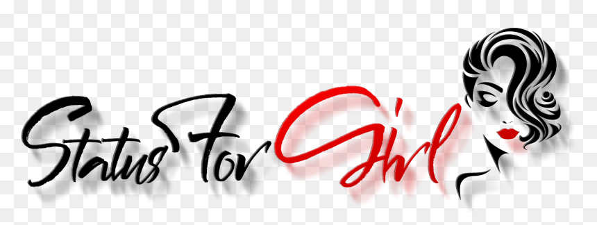 Status For Girl - Calligraphy, HD Png Download - attitude status png