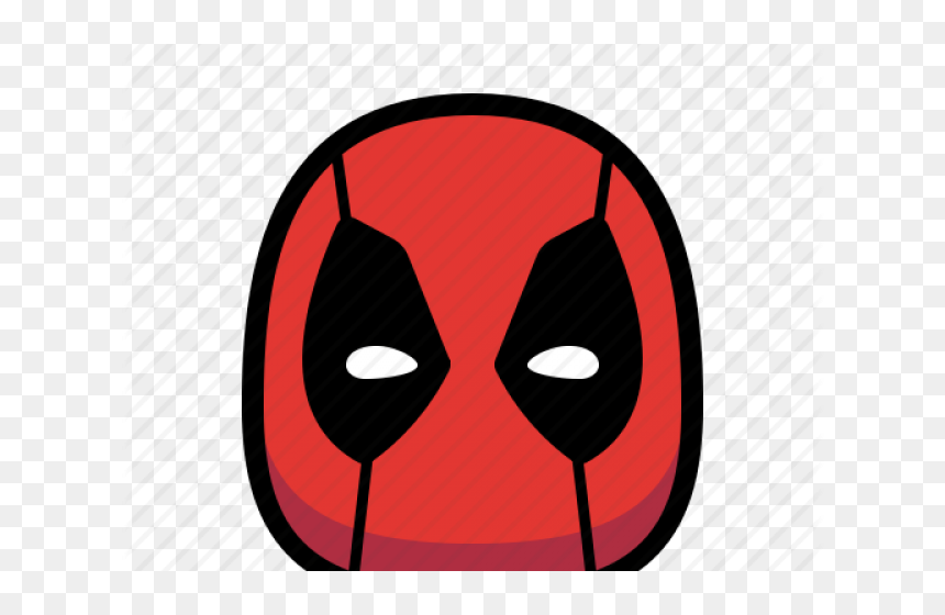 Super Heroes Icon Png, Transparent Png - deadpool face png
