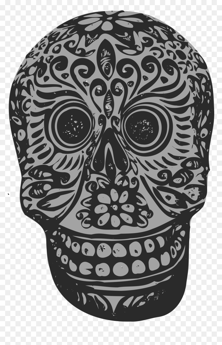 Mexican Skulls Free Use Transparent, HD Png Download - skull mask png