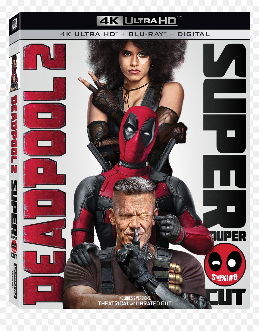 Deadpool 2 The Super Duper Cut, HD Png Download - deadpool face png