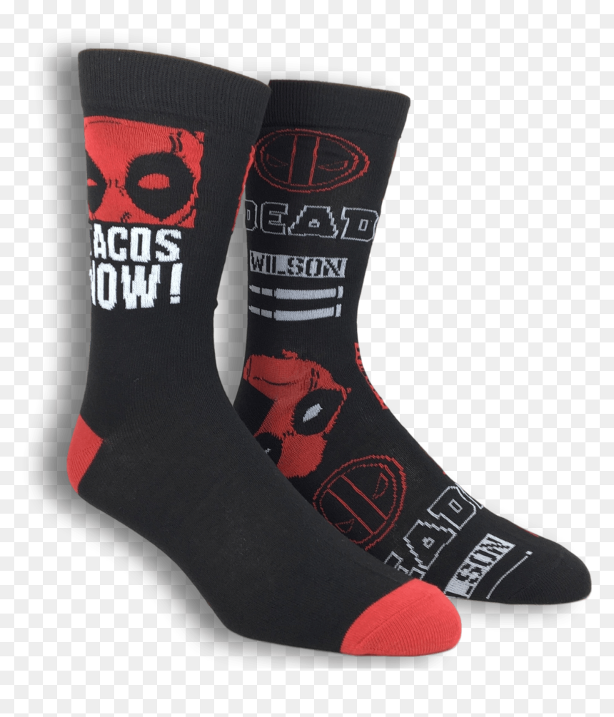Sock, HD Png Download - deadpool face png