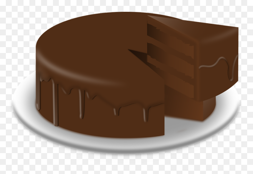 Chocolate Cake Clip Art, HD Png Download - chocolate vector png
