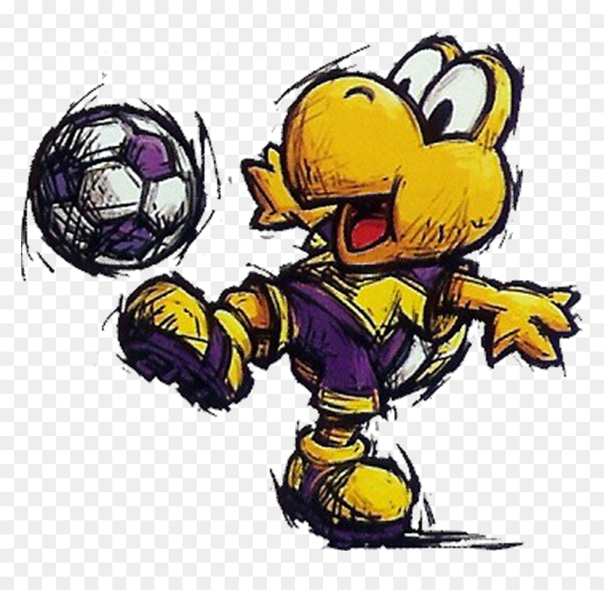 Super Mario Strikers Koopa, HD Png Download - koopa troopa png