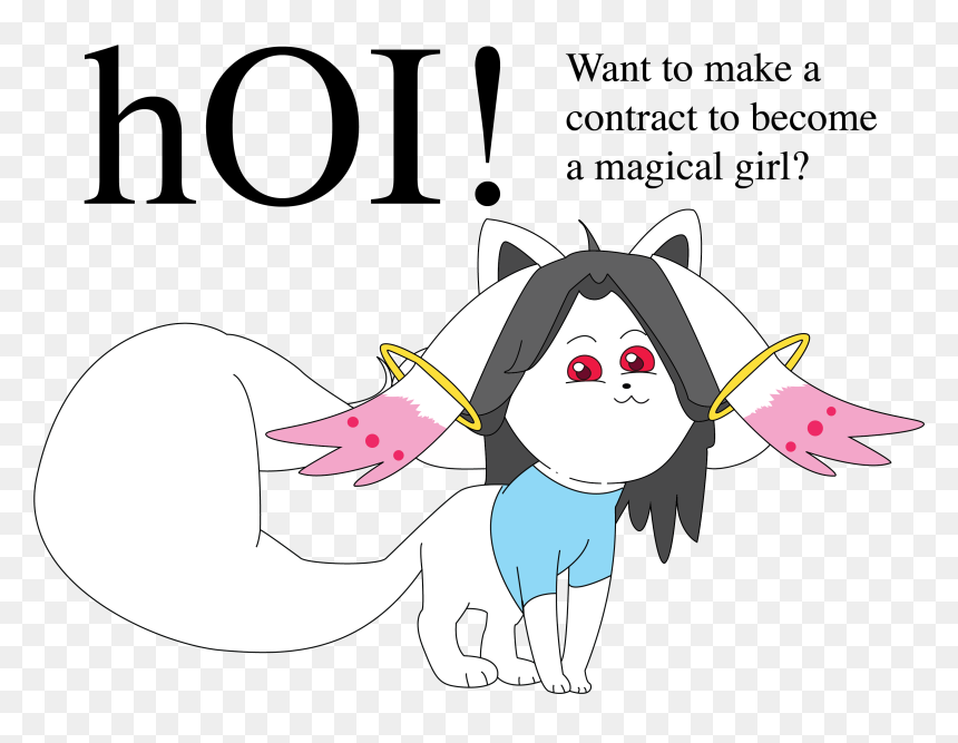 Undertale And Madoka Magica, HD Png Download - kyubey png