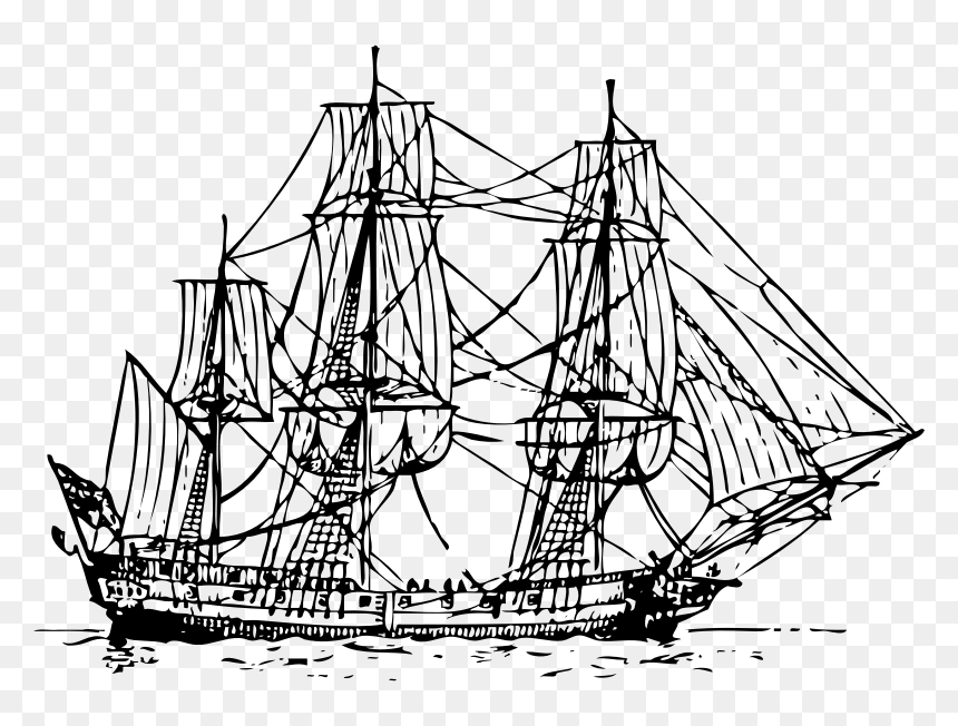 18th Century Corvette Ships, HD Png Download - old ship png