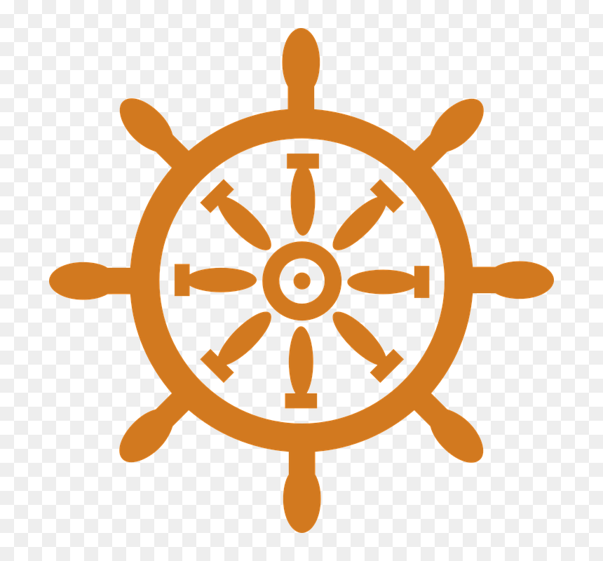 Captains Wheel Clip Art, HD Png Download - old ship png