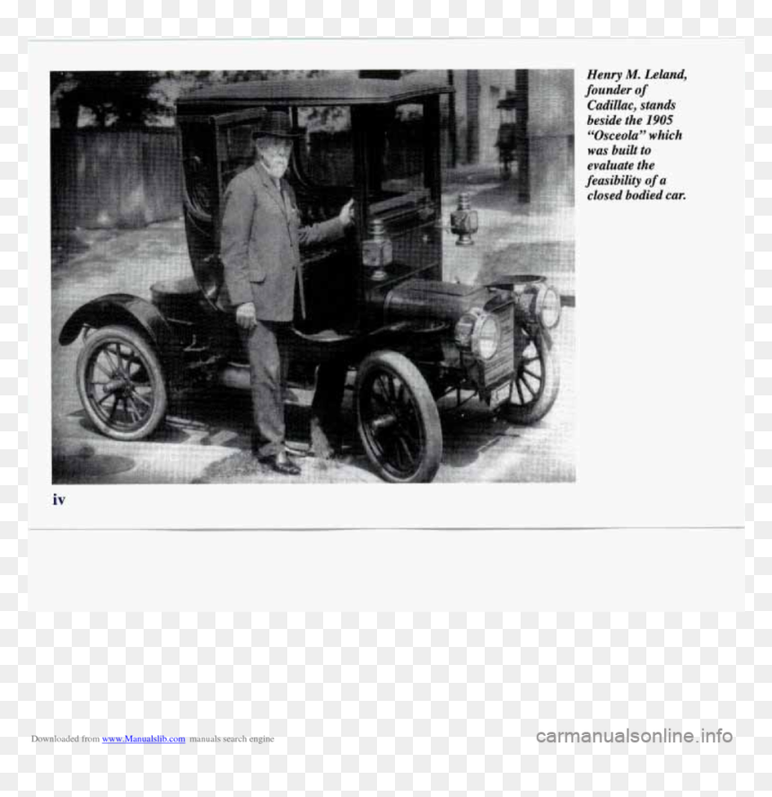 1906 Cadillac Model H Coupe, HD Png Download - henry cavill png