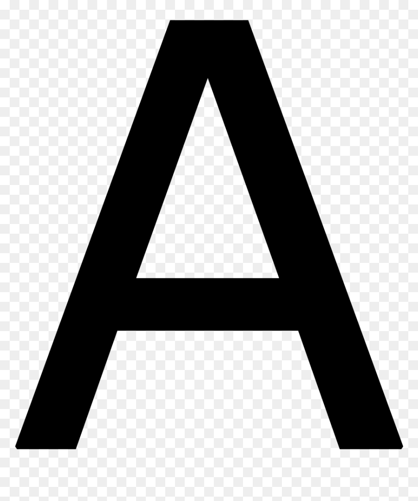 Letter A Transparent Background, HD Png Download - alphabet letter png
