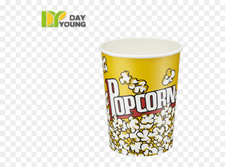 32 Oz Paper Cup Size, HD Png Download - popcorn bucket png