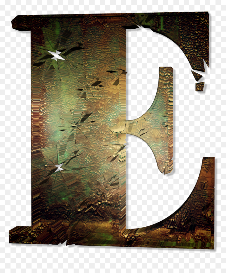 Letter E Metal Png, Transparent Png - alphabet letter png