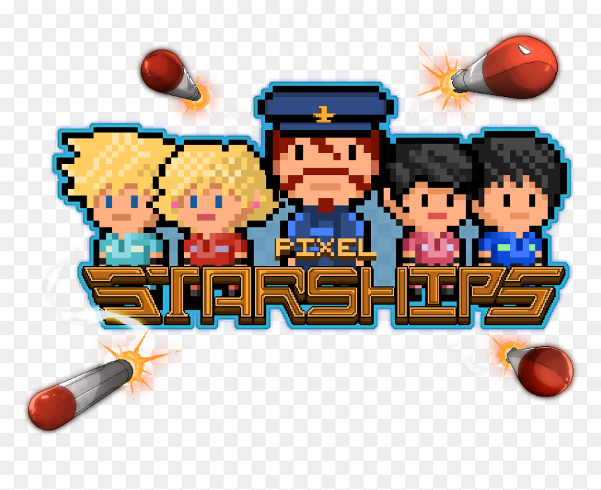 Pixel Starships Logo, HD Png Download - pixel star png